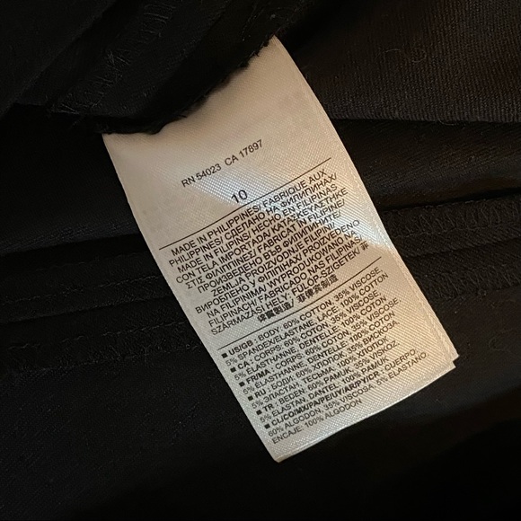 Roland Mouret x Banana Republic Black Cap Sleeve Sheath Dress - Picture 10 of 10